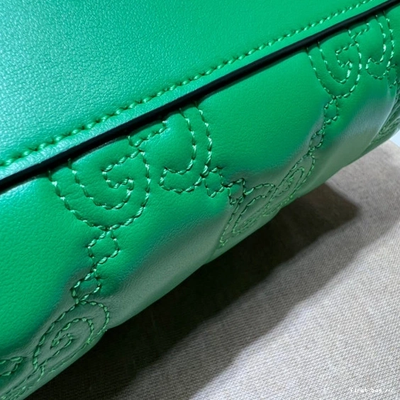 Firstbag ru top leather matelassé GG handle bag GUCCI 0814